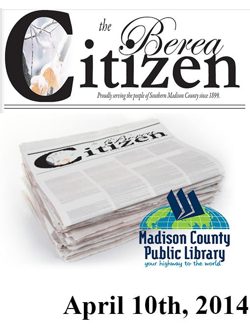 Title details for The Berea Citizen 2014 04/10 by Beth Myers - Available